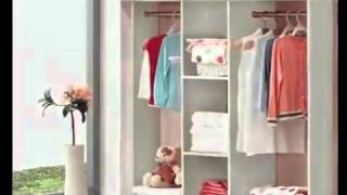 Varossa Spacesaver Wardrobe Cupboard Shelves Clothes Hanging Racks Furniture Dshop com au [upl. by Robenia]