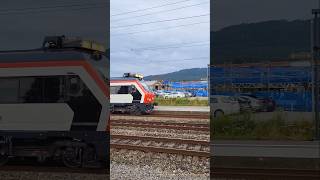 SBB Mess und Diagnosetechnikzug beim Bahnhof Rupperswil [upl. by Roselin]