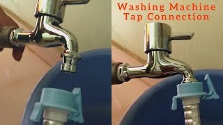 Washing Machine Tap Connection from Tank Using Tube demonstration [upl. by Lemmuela418]