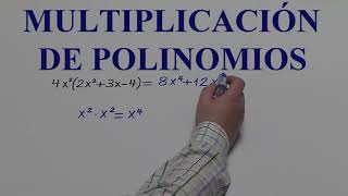 Multiplicación de polinomios en horizontal [upl. by Eillat]