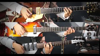 Long Tall Sally REMIX  The Beatles Guitar And Bass Cover  Rickenbacker 325c64 [upl. by Hgielsel133]