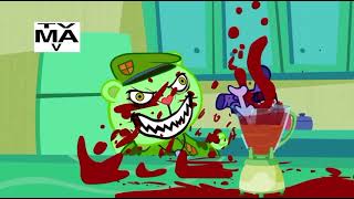 Jackskeleswim Jartoon Network  Happy Tree Friends promo 25 [upl. by Eednim]