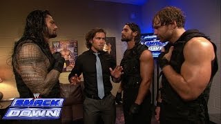 The Shield takes out Brad Maddox SmackDown April 25 2014 [upl. by Onitselec655]