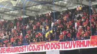 Montenegro vs Serbia Fans Fight [upl. by Dermot739]