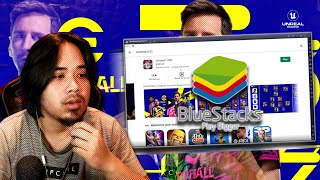 CARA INSTALL eFOOTBALL 2022 DI BLUESTACKS  TUTORIAL ANDROID EMULATOR 2022 [upl. by Eelaras]