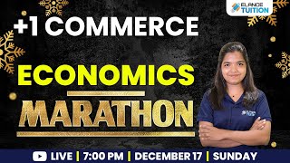 1 Economics Marathon  Christmas Exam  1 Commerce Live  Elance tuition [upl. by Anilehs793]