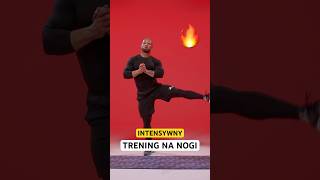 Intensywny trening w domu na nogi 🔥 shorts trening treningwdomu cardio hiit interwały [upl. by Carolee]