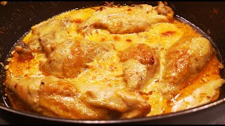 Poulet à la moutarde et à la crème Plat comme autrefois  GénéreuxConvivialOnctueux et Délicieux [upl. by Thury]