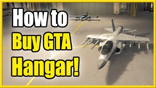 How to Buy Hangar for Planes in GTA 5 Online Best Tutorial [upl. by Acinorev326]