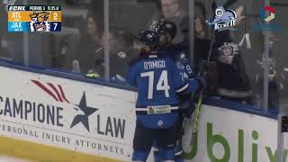 Icemen Highlights February 2 2024 Jacksonville Icemen vs Atlanta Gladiators Frozen Five [upl. by Anaejer]