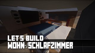 Minecraft  Möbel Tutorial  Modernes WohnSchlafzimmer Haus Nr 12 [upl. by Pallaton]