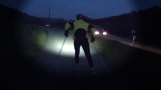 Skiroller Training by night [upl. by Naylor]