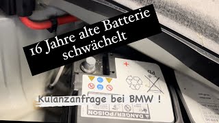 BMW 745d  16 Jahre alte Batterie schwächelt  KENO [upl. by Llekim]