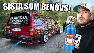 LUSTGAS PÅ VOLVO MED V8 MOTOR [upl. by Travis]