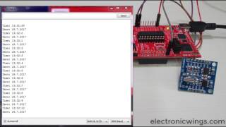 Date and time measurement using DS1307 RTC with TI launchpad [upl. by Welsh550]