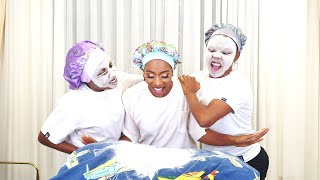 HILARIOUS 🤣😂 FLOUR CHALLENGE  YOU CAN NEVER WIN WITH THESE TWO VALERIEOMACHDIANABAHATI [upl. by Karb]