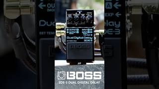 BOSS SDE 3 Dual Digital Delay Demo shorts [upl. by Avrit]