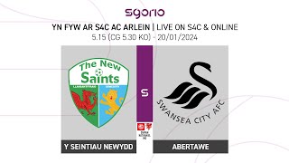 FULL MATCH  The New Saints v Swansea City  Nathaniel MG Cup Final [upl. by Ratib]