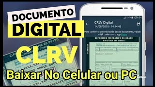 Como IMPRIMIR CRLV do Seu Veículo PC ou Celular 2024 [upl. by Schoenfelder]