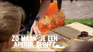 Zo maak je de Aperol Spritz cocktail [upl. by Nomyt653]