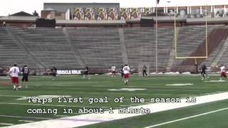 Terp Lacrosse Player Intro and 1st goal TerpTalk [upl. by Paley147]