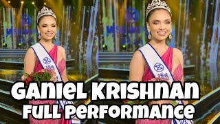 FULL PERFORMANCE  GANIEL KRISHNAN MISS WORLD PHILIPPINES 2ND PRINCESS MWP2021 [upl. by Lose403]