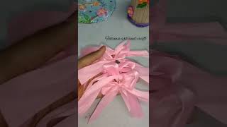 DIY Hair clip 🎀🥰😱shortcutecraftdiyribbincraftnewbowcraftfatimaartandcraft [upl. by Enortna]