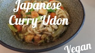 Japanese Curry Udon カレーうどん  Vegan [upl. by Ialohcin]