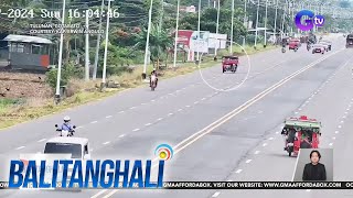 Tricycle nahulog sa gilid ng kalsada Driver na lasing umano sugatan  Balitanghali [upl. by Gutow859]