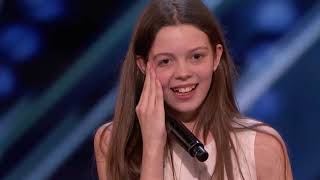 Courtney Hadwin 13YearOld Golden Buzzer Winning Performance  Americas Got Talent 2019 [upl. by Alrrats]