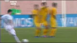 Portugal vs Macedonia 00 Cristiano Ronaldo Freekick Miss  All Goals and All Highlights 2652012 [upl. by Arhas]