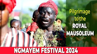 PILGRIMAGE TO THE ROYAL MUSOLEUM  NGMAYEM FESTIVAL 2024 [upl. by Ahsinek]