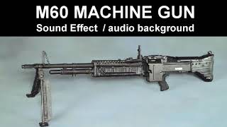 M60 Machine Gun Sound Effect [upl. by Ecnerret]