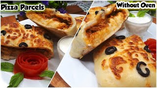 Pizza Parcels Recipe  Easy Recipe  Yummy Recipe  Without Oven Recipe  By Food Mania [upl. by Sokem]