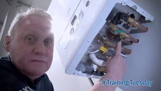 Baxi 600 Combi installation tip PRV pipe [upl. by Euqinommod]