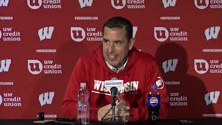 Luke Fickell Media Conference  Wisconsin Football  Nov 13 2023 [upl. by Farly234]