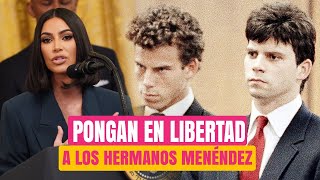 Kim Kardashian pide la LIBERACIÓN de los hermanos Menéndez [upl. by Richara]