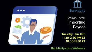 Banktivity Masterclass Session 3 Importing and Payees [upl. by Avrom]