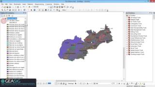 Geoprocesamiento con ArcGIS Clip Intersect Dissolve [upl. by Galateah]