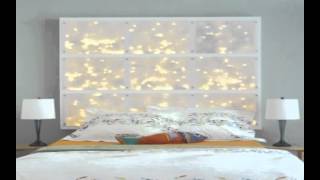 diy headboards with lights [upl. by Mairam]