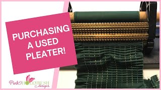 Tips for Purchasing a Used Smocking Pleater Machine [upl. by Neale]