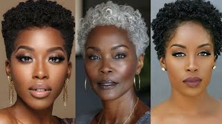 30 Flawless Natural Short Hairstyles for Older Black Women  Best Hairstyles for Black Women [upl. by Navaj833]