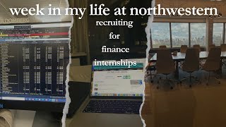 Week at Northwestern Recruiting for Investment Banking Internships [upl. by Warthman]