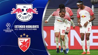 RB Leipzig vs Crvena zvezda Extended Highlights  UCL Group Stage MD 3  CBS Sports Golazo [upl. by Enohs]