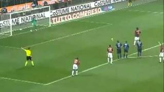 Ibrahimovic Penalty Goal Vs Inter Milan 10 14112010 [upl. by Haissi]