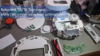 Roborock S6T6 Teardown Many screws away from getting root Part 1 of the rooting process [upl. by Dave]