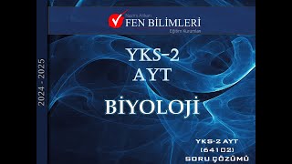 BİYOLOJİ YKS2 AYT 64102 [upl. by Waki]