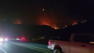 Airport fire reaches Lake Elsinore [upl. by Fionna]