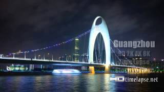 Guangzhou China  UHD Ultra HD 2K 4K 8K Video Time Lapse Stock Footage RoyaltyFree [upl. by Ymrej]