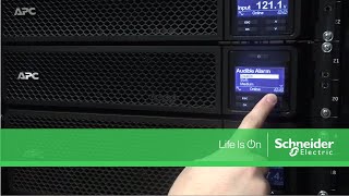 Muting Audible Alarms on APC SmartUPS OnLine SRT Series  Schneider Electric Support [upl. by Lougheed]